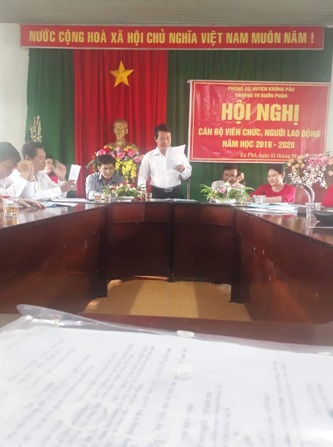 Hội nghị cán bộ viên chức, người lao động năm học 2019-2020 Hội nghị cán bộ viên chức, người lao động năm học 2019-2020