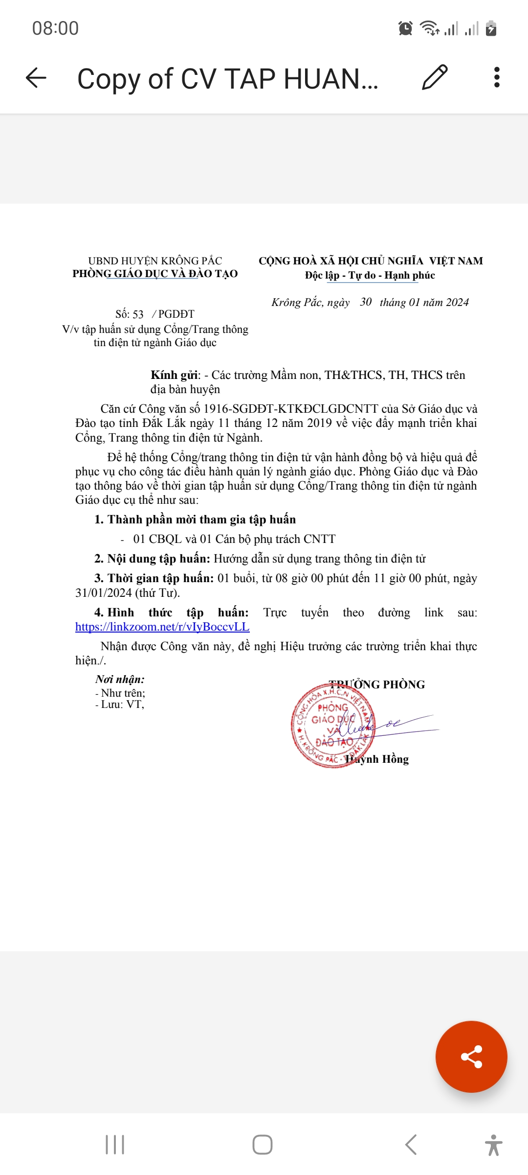 Tập huấn cổng thông tin điện tử Tập huấn cổng thông tin điện tử